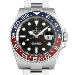 ROLEX 126710BLRO  GMT MASTER II PEPSI STAINLESS STEEL ON OYSTER BAND 40MM