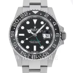 ROLEX 126710GRNR  GMT MASTER II BRUCE WAYNE STAINLESS STEEL ON OYSTER BAND 40MM