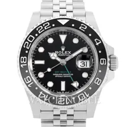 ROLEX 126710GRNR  GMT MASTER II BRUCE WAYNE STAINLESS STEEL ON JUBILEE BAND 40MM