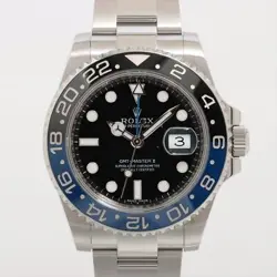 ROLEX GMT MASTER II 116710BLNR SS AT BLACK DIAL