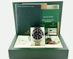 ROLEX SUBMARINER DATE 116610 STAINLESS STEEL BOX PAPER 40MM