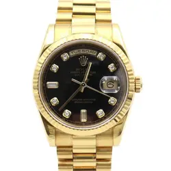 ROLEX PRESIDENT DIAMOND 36MM MEN'S WATCH AA50760