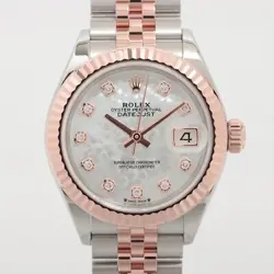 ROLEX DATEJUST 279171NG SS×PG AT SHELL-FACE 3 EXTRA LINKS
