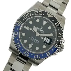 USED ROLEX GMT MASTER 2 RANDOM SERIAL 116710BLNR BLACK MEN'S WATCH #411828
