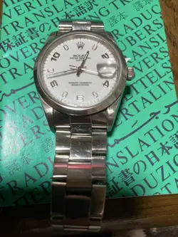 ROLEX 15200 Perpetual DATEJUST Automatic Self Winding Stainless Steel Date White