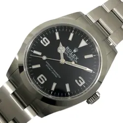 USED ROLEX EXPLORER 40 RANDOM SERIAL 224270 BLACK MEN'S WATCH #412128