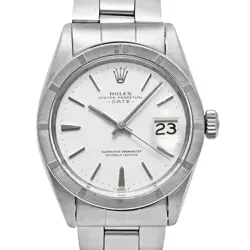 USED ROLEX OYSTER PERPETUAL 1501 WHITE CASE SIZE 34MM×34MM MEN'S WATCH #412028