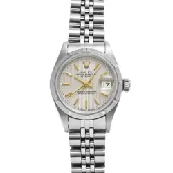 USED ROLEX OYSTER PERPETUAL LADY 69190 SILVER LADIES WATCH #41028