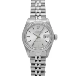 USED ROLEX DATEJUST 69174 SILVER CASE SIZE 26×26MM LADIES WATCH #424628