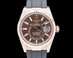 ROLEX 336235 SKY DWELLER 18K ROSE GOLD CHOCOLATE DIAL 2025