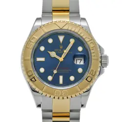 USED ROLEX YACHT MASTER 16623 BLUE CASE SIZE 40×40MM MEN'S WATCH #41728