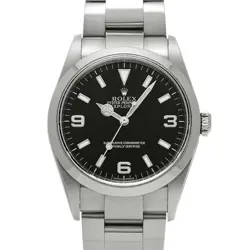 USED ROLEX EXPLORER 114270 BLACK CASE SIZE 36×36MM MEN'S WATCH #424728