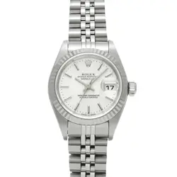 USED ROLEX DATEJUST 79174 SILVER CASE SIZE 26×26MM LADIES WATCH #4411628