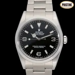 USED ROLEX EXPLORER 1 14270 WATCH #4511928