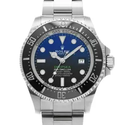 USED ROLEX SEA-DWELLER DEEP SEA 126660 BLUE MEN'S WATCH #411228