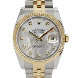USED ROLEX DATEJUST 116234NG WHITE CASE SIZE 36.0MM MEN'S WATCH #41328