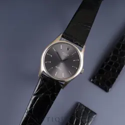 ROLEX CELLINI 3804 HAND WOUND CAL.1600 750 GRAY DIAL 30 SERIES (1970)