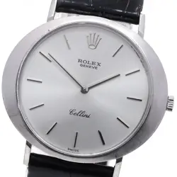 ROLEX 3758 CELLINI K18WG CAL.1600 HAND WOUND MEN 837925