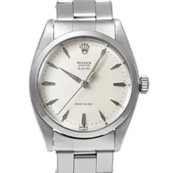 ROLEX OYSTER ROYAL REF.6426 SILVER ANTIQUE MEN WATCH