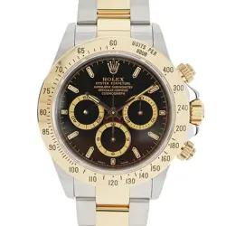 USED ROLEX COSMOGRAPH DAYTONA 16523 BLACK CASE SIZE 40.0MM MEN'S WATCH #411128