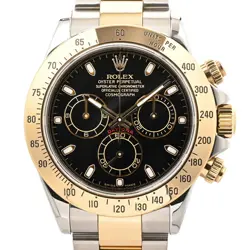 USED ROLEX DAYTONA 116523 BLACK CASE SIZE 40MM MEN'S WATCH #41428