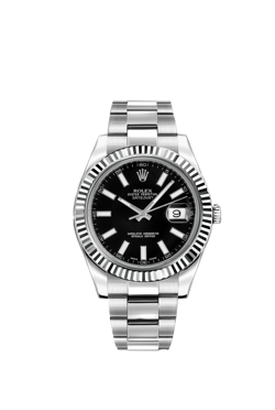 ROLEX DATEJUST 41 STEEL & WHITE GOLD WHITE DIAL REF. 116334