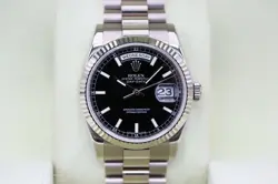 ROLEX 118239 BLACK DAY-DATE 36MM 2008