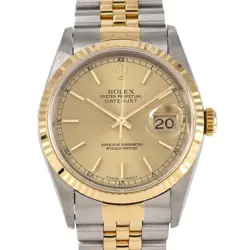 ROLEX  DATEJUST 16233 SSXYG AUTOMATIC W NUMBER R45_0428