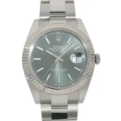 ROLEX LONE  DATEJUST 41 126334 MINT WATCH R45_0428