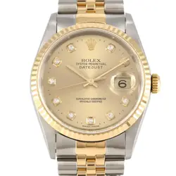 ROLEX  DATEJUST 16233G SSXYG AUTOMATIC WINDING NUMBER R45_0428