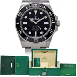 ROLEX 124060 NO-DATE SUBMARINER STAINLESS STEEL 41MM AUTO *COMEPLETE SET #2239-1