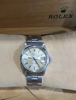 ROLEX DATE 34 MM OYSTER PERPETUAL REFERENCE 1500 MENS WATCH W/ BOX