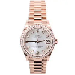 ROLEX DATEJUST 31MM MOP DIAL WATCH 278285RBR ROSE GOLD