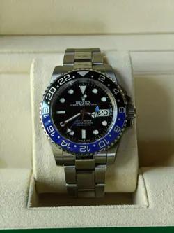 2021 ROLEX SS GMT MASTER II BATMAN 126710 126710BLNR BOX/PAPERS