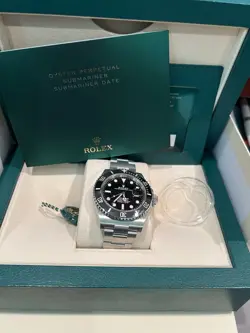ROLEX 126610 STAINLESS STEEL OYSTER SUBMARINER DATE 41MM CERAMIC BEZEL C. 2024