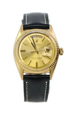 ROLEX DAY DATE 18K YELLOW GOLD WATCH 1803