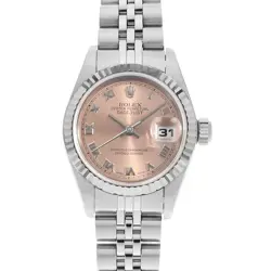 ROLEX DATEJUST 79174 PINK ROME F NUMBER SECOND HAND WOMEN