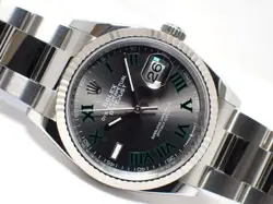 ROLEX DATEJUST 36 SLATE ROMAN OYSTER BRACELET REF.126234 '24 MENS126234