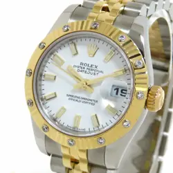 ROLEX DATEJUST 179313 D NUMBER 12P DIAMOND LADIES WATCH FROM JAPAN G0501