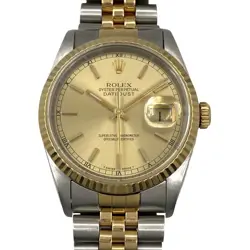 ROLEX DATEJUST W 16233 WATCHES STAINLESS STEEL/YELLOW GOLD MECHANICAL AUTO...