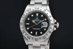 ROLEX 16570 OYSTER PERPETUAL EXPLORER 2 BLACK GMT 3085 EX2 P# #015
