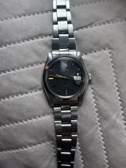 ROLEX 6694 OYSTERDATE PRECISION  34MM BLACK DIAL