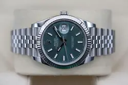 ROLEX 126334 MINT GREEN DATEJUST 41MM 2024