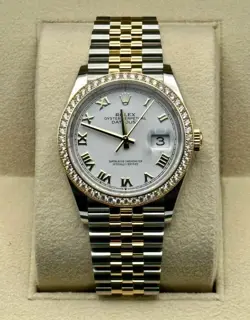NEW 2025 ROLEX DATEJUST 36MM 126283RBR TWO-TONE JUBILEE DIAMOND BEZEL