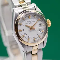 1979'S ROLEX DATEJUST 6917 STEEL AND GOLD AUTOMATIC LADIES WATCH