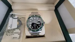 2023 ROLEX SUBMARINER STARBUCKS 126610LV OYSTER BRACELET  GREEN BEZEL MINT
