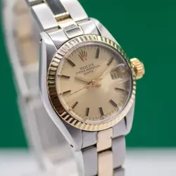 1978'S ROLEX DATEJUST 6917 STEEL AND GOLD AUTOMATIC LADIES WATCH