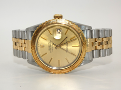 ROLEX DATEJUST TURN-O-GRAPH THUNDERBIRD 16253 14K YELLOW GOLD STAINLESS JUBILEE