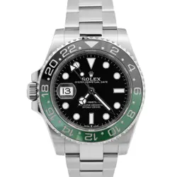 2024 PAPERS ROLEX GMT-MASTER II SPRITE GREEN 40MM BLACK OYSTER 126720 VTNR BOX