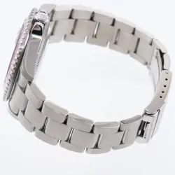 MINT 2004 ROLEX GMT-MASTER 2 COKE BLACK RED STEEL NO HOLES 16710 WATCH BOX